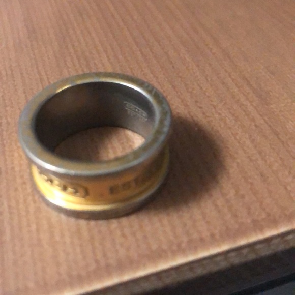 Coach, gold ring, size 6 or 7 - Picture 5 of 5